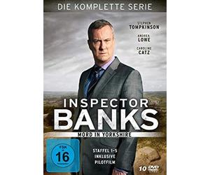 Inspector Banks (Complete Seasons 1-5) - 10-DVD Box Set ( DCI Banks ) ( Inspector Banks - Seasons One, Two, Three & Four ) [ Origine Allemande, Sans Langue Francaise ]