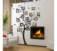 INSPIO Autocollant mural - Arbre avec cadres photo 9x13cm intégrés