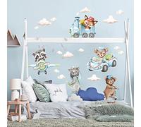 INSPIO Autocollants muraux - Animaux en voyage (N.2.)