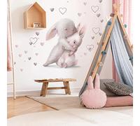 INSPIO Sticker aquarelle - Lapins Câlins