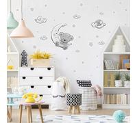 INSPIO Sticker mural - Ourson gris