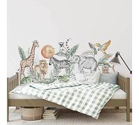 INSPIO Sticker mural textile - SAFARI déco tête de lit