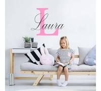 INSPIO Stickers muraux - Prénom avec une grande lettre initiale à part (B.1 h.60 cm)
