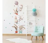 INSPIO Toise enfant à coller sur le mur animaux chambre enfant