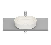 Inspira round vasque à poser en fineceramic sans trop-plein 37x50 beige - ROCA A327520650