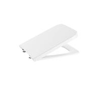 Abattant double laqué en SUPRALIT Square avec frein de chute Blanc - ROCA Inspira A80153200B