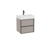 Inspira unik 2 tiroirs 600x490mm gris mat - ROCA A851990510