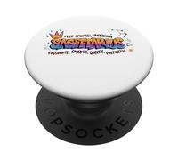 Inspirant l'esprit libre du Sagittaire PopSockets PopGrip Adhésif