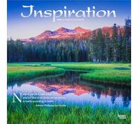 Inspiration | Calendrier mural mensuel carré 2026 30,5 x 61 cm (suspendu) | Couverture estampillée | Sans plastique | BrownTrout | Citations de motivation pour la famille