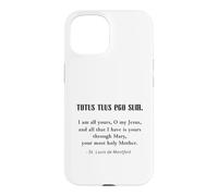 Inspiration catholique de Saint Louis de Montfort Coque pour iPhone 15