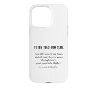 Inspiration catholique de Saint Louis de Montfort Coque pour iPhone 15 Pro Max