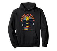 Inspiration de Chef d'équipe de 1ère année pour Enseignants Sweat à Capuche, Unisexe pour Adultes, Noir, XXL