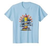 Inspiration de Chef d'équipe de 1ère année pour Enseignants T-Shirt, Enfant, Bleu Céleste, 12 Ans