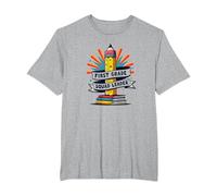 Inspiration de Chef d'équipe de 1ère année pour Enseignants T-Shirt, Homme Grandes Tailles, Gris Chiné, 6X Tall