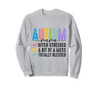 Inspiration de pièces de puzzle de sensibilisation à l'autisme d'Austim Mama Sweatshirt