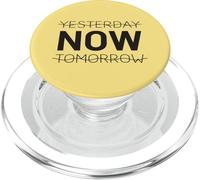 Inspiration du Message Positif « Hier Maintenant Demain » 2026 PopSockets PopGrip pour MagSafe