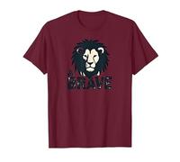 Inspiration Lion Be Brave T-Shirt, Homme, Marron, XXL