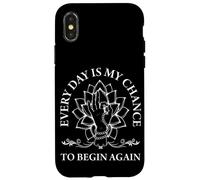 Inspiration Mindfulness Affirmation Méditation spirituelle Coque pour iPhone X/XS