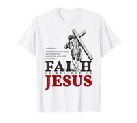 Inspiration Religieuse Foi Bible Croix Dieu Croire Jésus T-Shirt