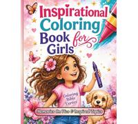 Inspirational Coloring Book for Girls: Coloring Bible Verses