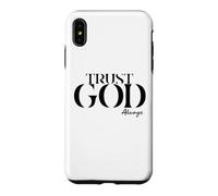 Inspirational Dit Trust God Always Just Have Faith Coque pour iPhone XS Max