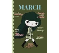 Inspirational Monthly Journal for Women: Motivational Notebook for March
