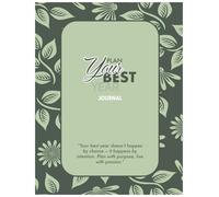 Inspirational Notebook 2025-2026: Decorative lined journal with calendar, name and subject sections, and space for daily notes and reflection. Ideal for school, work, or personal writing.