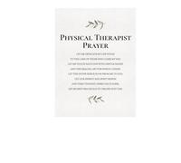 Inspirational Physical Therapist Gift - Prayer Canvas Wall Art, Uplifting Quote Print for Therapy Office, Clinic Rehabilitation Center Decor(Framed,12x18inch(30x45cm))