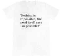 Inspirational Quote by Audrey Hepburn Men's Women's Cotton Mens Women T Shirt 100% Cottons Hemden(XX-Large)