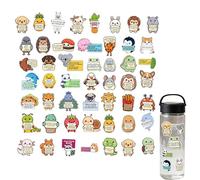 Inspirational Scrapbook Stickers, Positive Quote Labels, 3x3 Inches Sheet Vibrant Colors, Motivational Message Vinyl, Affirmation Sticker Set with Fun Designs, Journaling Decor for Notebook and Planne