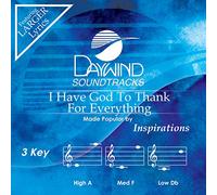 Inspirations - I Have God to Thank for Everything [Accompaniment/Performance Track] [Import]