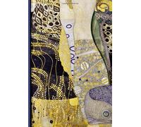 Inspirationzstore Notebooks: Gold Blue & Black Stylish Modern Abstract Art By Gustav Klimt Internet Password Book Organizer A5 Notebook Logbook Website Login Details Keeper Online Accounts Manager