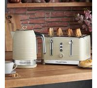 Inspire 24384 Grille-Pain À 4 Tranches (Fentes Extra Larges,Fonction Levée Élevée,6 Niveaux De Brunissement,Fonction Frozen/Annulation/Réchauffage Avec Éclairage Led Bleu,1800 W,