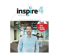 Inspire 4 – Pack Livre de l'élève + Version numérique (B2) – Hachette Livre