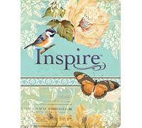 Inspire Bible: Nlt, Filament Enabled, Leatherlike, Vintage Blue/Cream
