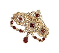 Inspire Broche en cristaux creux avec pampilles arabes pour femme, taille unique, Comme décrit