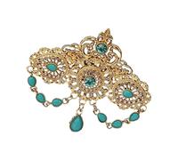 Inspire Broche en cristaux creux avec pampilles arabes pour femme, taille unique, Comme décrit