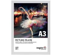 Inspire By Hampton BERGEN IBHBERA3NG-PK1 Cadre photo en plexiglas (sans verre) Blanc A3 (30 x 42 cm)