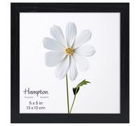 Inspire By Hampton CAMBRIDGE Cadre photo carré en acrylique (sans verre) Noir 13 x 13 cm