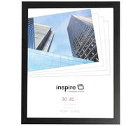 Hampton Frames OXF3040NGX-1PK OXF3040NGX-1PK Cadre photo en acrylique sans verre Noir 30 x 40 cm