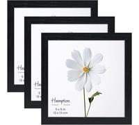 inspire by Hampton Frames Lot de 3 cadres photo carrés en acrylique - Légers, incassables, faciles à monter - Affichage moderne pour photos, œuvres d'art