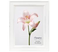 inspire by Hampton Frames PALOMA Cadre photo, 15 x 20 cm, blanc, verre | Design moderne, support de table ou mural | Affichage photos, décoration d'intérieur