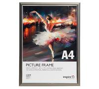 Inspire By Hampton IBH-EASA4SMK-PK1 Easyloader Cadre photo en plexiglas (sans verre) Gris fumé Format A4 (21 x 30 cm)