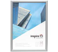 Inspire by Hampton IBH-SNAPA2S-1PK Cadre encliquetable argenté en acrylique (sans verre) Format A2 42 x 59 cm