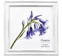 Inspire By Hampton Paloma IBH-PAL301988W Cadre photo carré en verre Blanc 20 x 20 cm