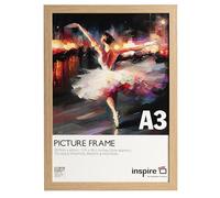 Inspire By Hampton WELFORD Cadre pour affiche en chêne acrylique (sans verre) Format A3 (29,7 x 42 cm)