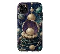Inspiré de l'astrologie du Pearl Planet Cluster Coque pour iPhone 11 Pro Max