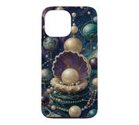 Inspiré de l'astrologie du Pearl Planet Cluster Coque pour iPhone 13 Pro Max