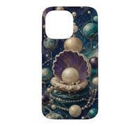 Inspiré de l'astrologie du Pearl Planet Cluster Coque pour iPhone 14 Pro Max