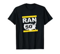 Inspiré des Coureurs de Marathon RAN 50 States Twenty 6 Points 2 T-Shirt Graphique avec Valeur
